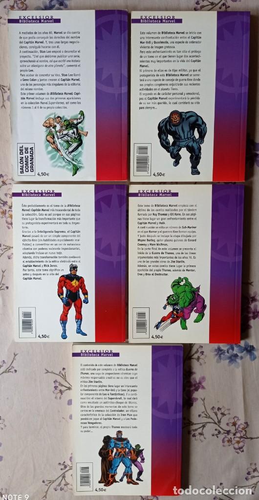 C&oacute;mics: COLECCION COMPLETA BIBLIOTECA MARVEL: CAPITAN MARVEL. 10 TOMOS - Foto 5