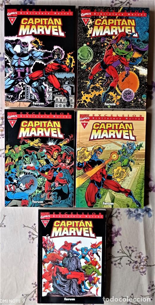 C&oacute;mics: COLECCION COMPLETA BIBLIOTECA MARVEL: CAPITAN MARVEL. 10 TOMOS - Foto 6