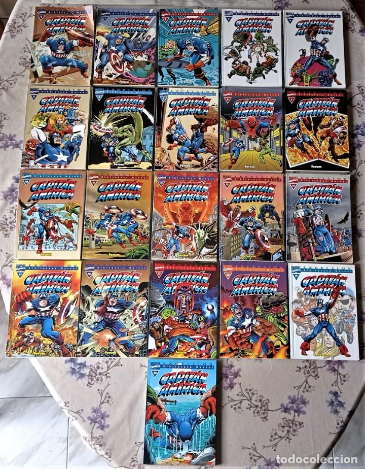C&oacute;mics: COLECCION COMPLETA BIBLIOTECA MARVEL: CAPITAN AMERICA. 20 TOMOS - Foto 1