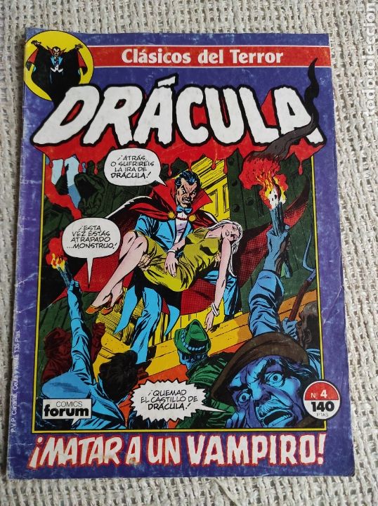 C&oacute;mics: CL&Aacute;SICOS DEL TERROR, DR&Aacute;CULA N&ordm; 4 -edita : FORUM - Foto 1