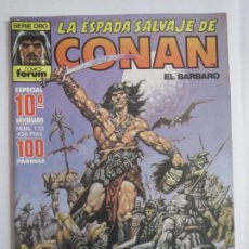 Cómics: LA ESPADA SALVAJE DE CONAN EL BARBARO SERIE ORO 122 FORUM 1992. Lote 302422788
