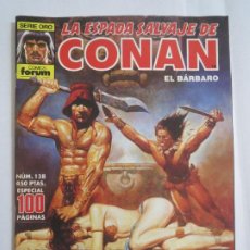 Cómics: LA ESPADA SALVAJE DE CONAN EL BARBARO SERIE ORO 138 FORUM 1993