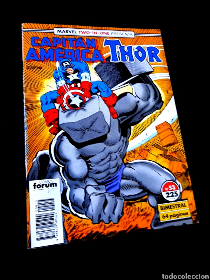 C&oacute;mics: DE KIOSCO CAPITAN AMERICA 53 MARVEL TWO-IN-ONE COMICS FORUM - Foto 1