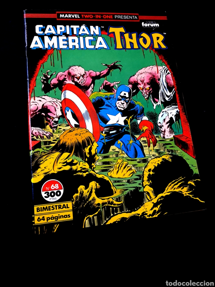 C&oacute;mics: DE KIOSCO CAPITAN AMERICA 68 MARVEL TWO-IN-ONE COMICS FORUM - Foto 1