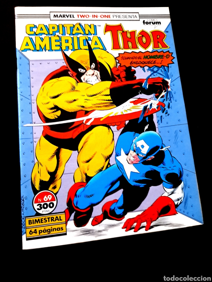 C&oacute;mics: DE KIOSCO CAPITAN AMERICA 69 MARVEL TWO-IN-ONE COMICS FORUM - Foto 1