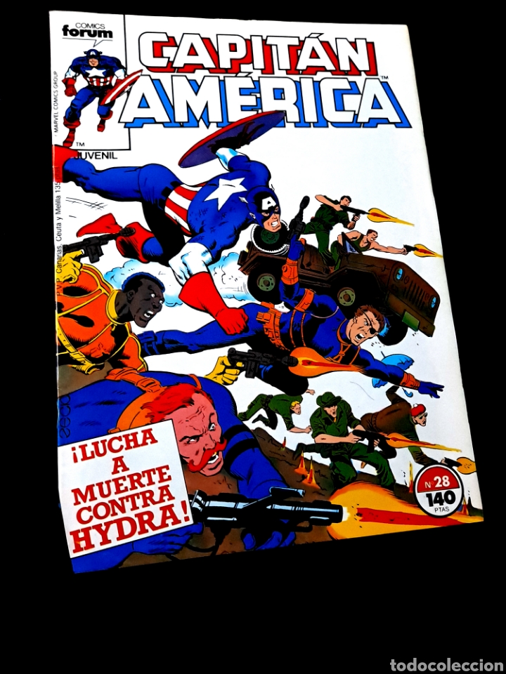 C&oacute;mics: DE KIOSCO CAPITAN AMERICA 28 MARVEL TWO-IN-ONE COMICS FORUM - Foto 1
