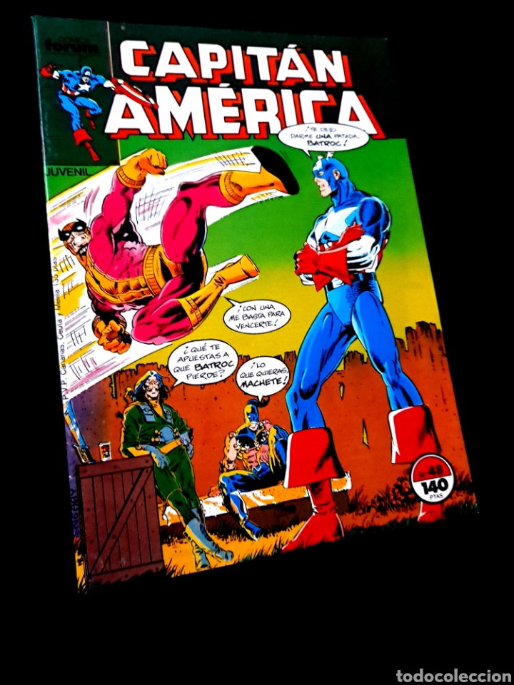 C&oacute;mics: EXCELENTE ESTADO CAPITAN AMERICA 48 MARVEL COMICS FORUM - Foto 1