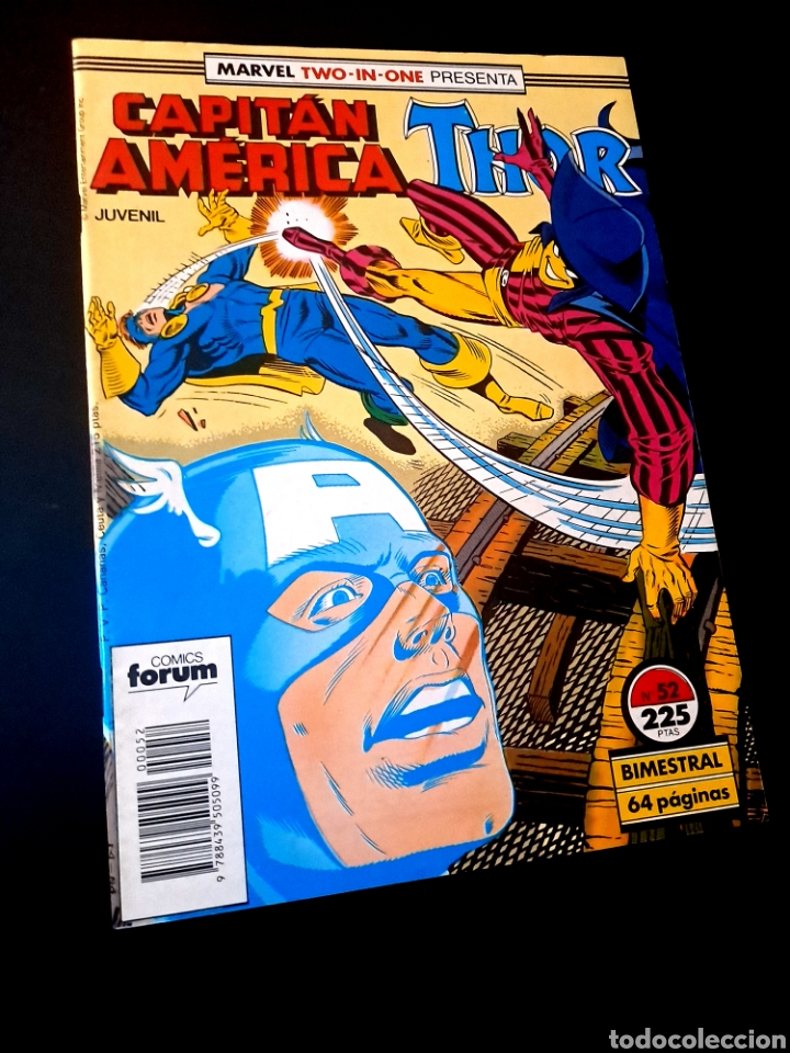 C&oacute;mics: EXCELENTE ESTADO CAPITAN AMERICA 52 MARVEL COMICS FORUM - Foto 1