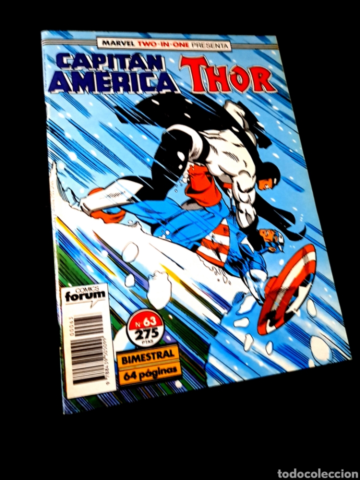 C&oacute;mics: EXCELENTE ESTADO CAPITAN AMERICA 63 MARVEL COMICS FORUM - Foto 1
