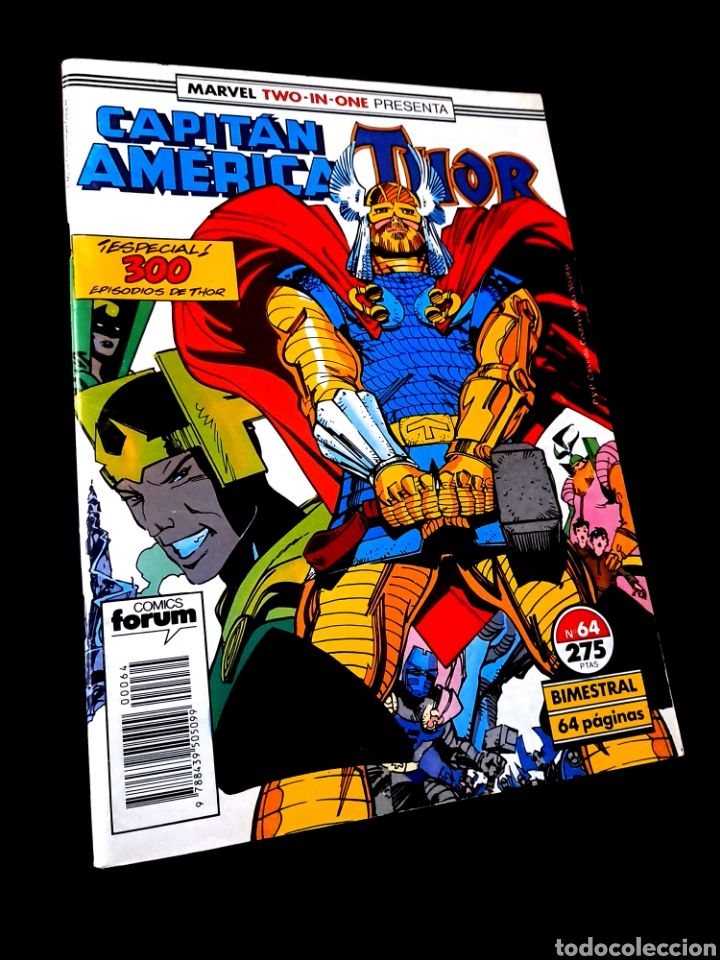 C&oacute;mics: EXCELENTE ESTADO CAPITAN AMERICA 64 MARVEL COMICS FORUM - Foto 1