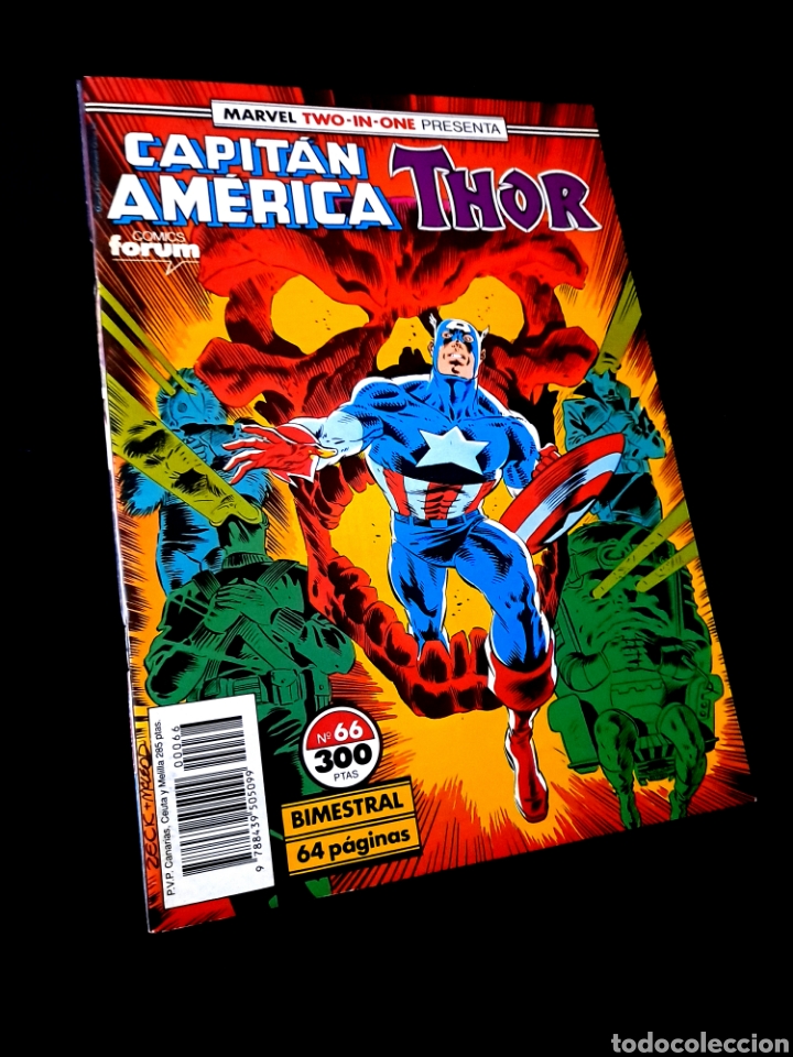 C&oacute;mics: EXCELENTE ESTADO CAPITAN AMERICA 66 MARVEL COMICS FORUM - Foto 1