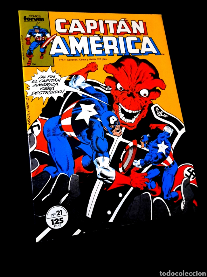 C&oacute;mics: EXCELENTE ESTADO CAPITAN AMERICA 21 MARVEL COMICS FORUM - Foto 1