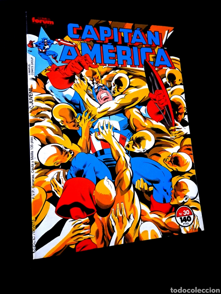 C&oacute;mics: EXCELENTE ESTADO CAPITAN AMERICA 30 MARVEL COMICS FORUM - Foto 1