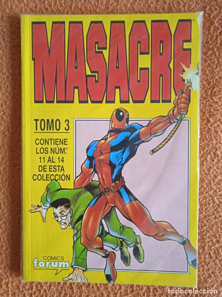 C&oacute;mics: MASACRE - TOMO 3 - CONTIENE LOS N&Uacute;MEROS 11 AL 14 - FORUM. - Foto 1
