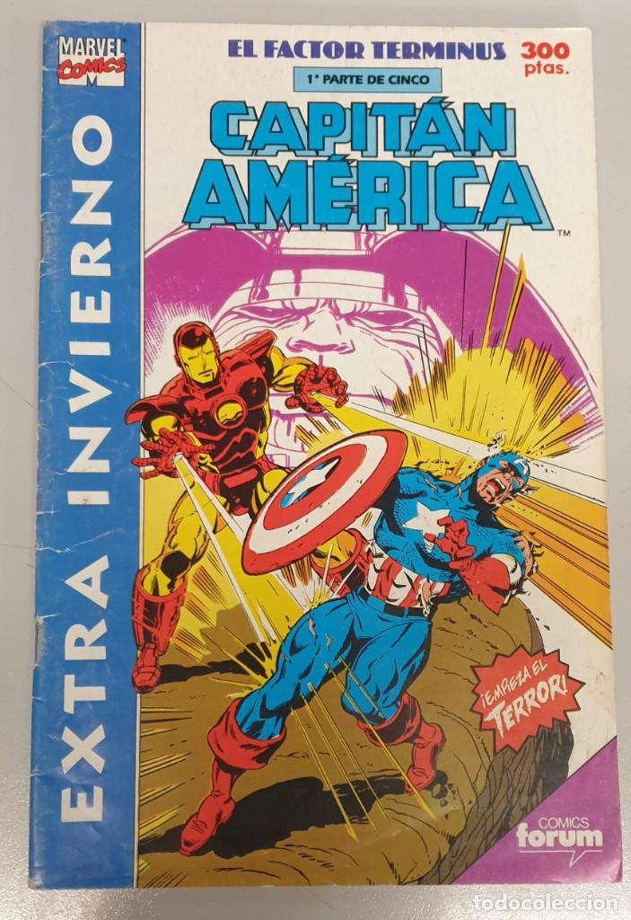 EL FACTOR TERMINUS 1ª PARTE - CAPITAN AMERICA EXTRA INVIERNO 1991 / MARVEL FORUM (Tebeos y Comics - Forum - Capitán América)