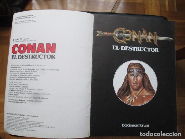 C&oacute;mics: Conan el destructor. Novela gr&aacute;fica 1984. - Foto 2