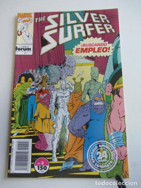 THE SILVER SURFER Nº 3. JIM STARLIN, RON LIM, TOM CHRISTOPHER, VINCENT. FORUM, 1992 ARX160 (Tebeos y Comics - Forum - Silver Surfer)