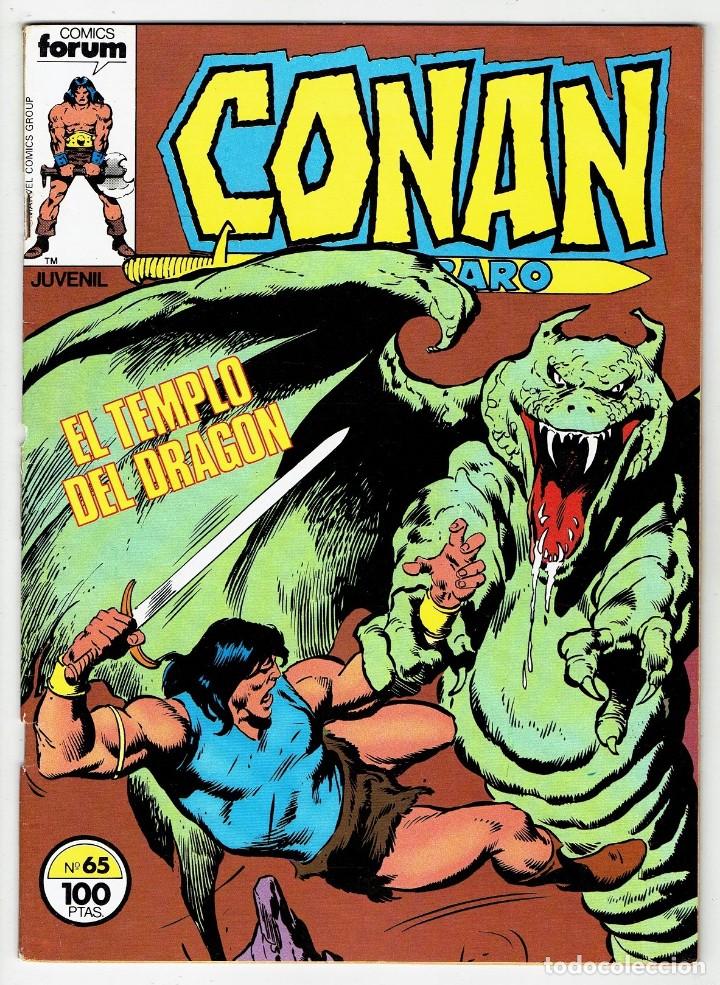 C&oacute;mics: CONAN EL BARBARO N&ordm; 65 - EL TEMPLO DEL DRAGON - FORUM 1984 - Foto 1