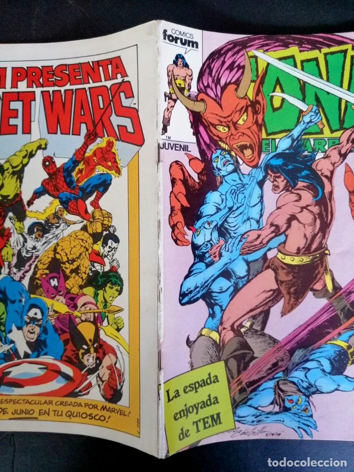 C&oacute;mics: CONAN EL BARBARO N&ordm; 64 - LA ESPADA ENJOYADA DE TEM - FORUM 1984 - Foto 3