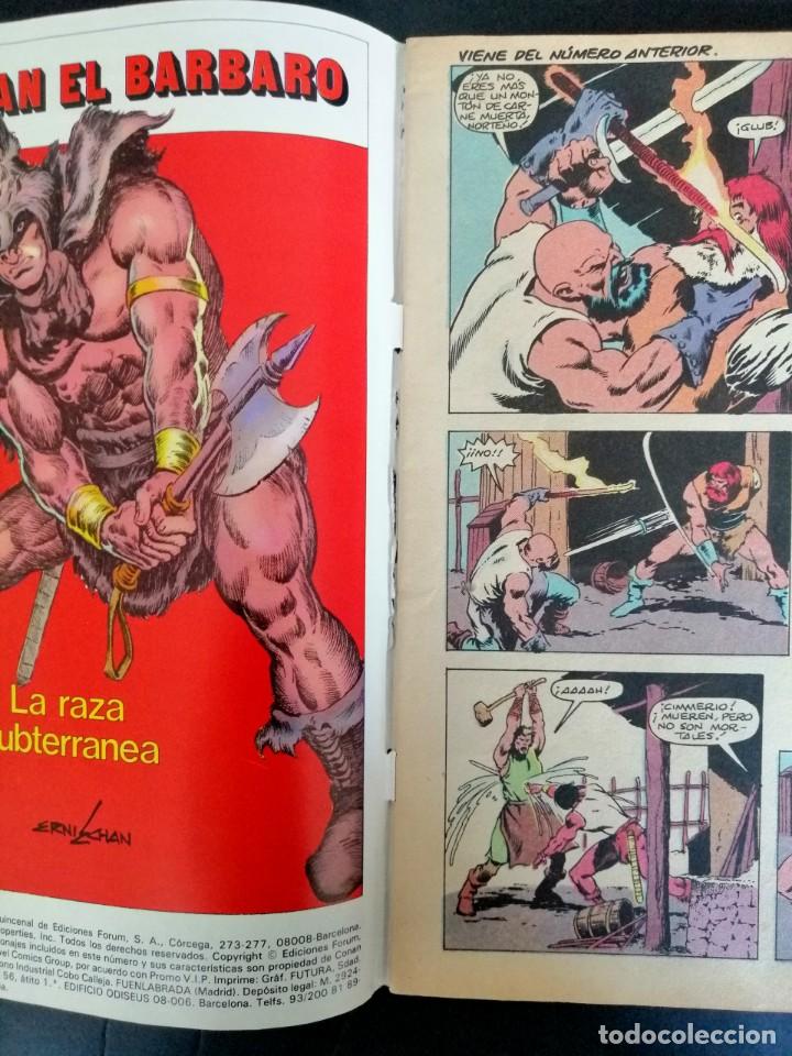 C&oacute;mics: CONAN EL BARBARO N&ordm; 64 - LA ESPADA ENJOYADA DE TEM - FORUM 1984 - Foto 4