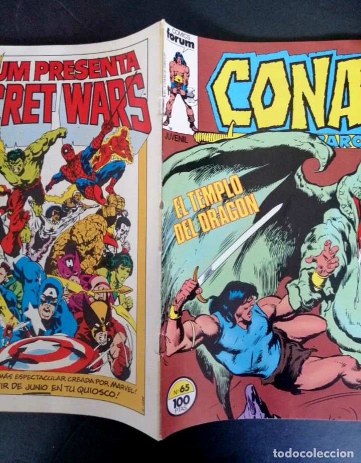 C&oacute;mics: CONAN EL BARBARO N&ordm; 65 - EL TEMPLO DEL DRAGON - FORUM 1984 - Foto 2