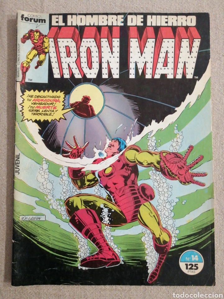 C&oacute;mics: IRON MAN EL HOMBRE DE HIERRO 14 C&Oacute;MICS FORUM 1985 MARVEL - Foto 1