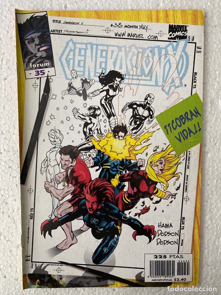 C&oacute;mics: GENERACI&Oacute;N X #35 FORUM &laquo;BUEN ESTADO&raquo; RARO - Foto 1
