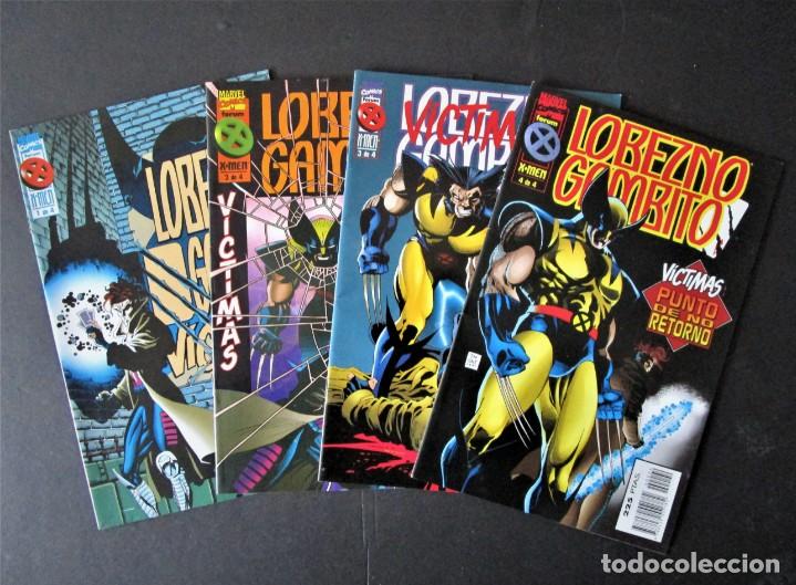 C&oacute;mics: LOBEZNO GAMBITO - V&Iacute;CTIMAS (DEL 1 AL 4 - COMPLETA) FORUM 1996 EXCELENTE ESTADO - Foto 1