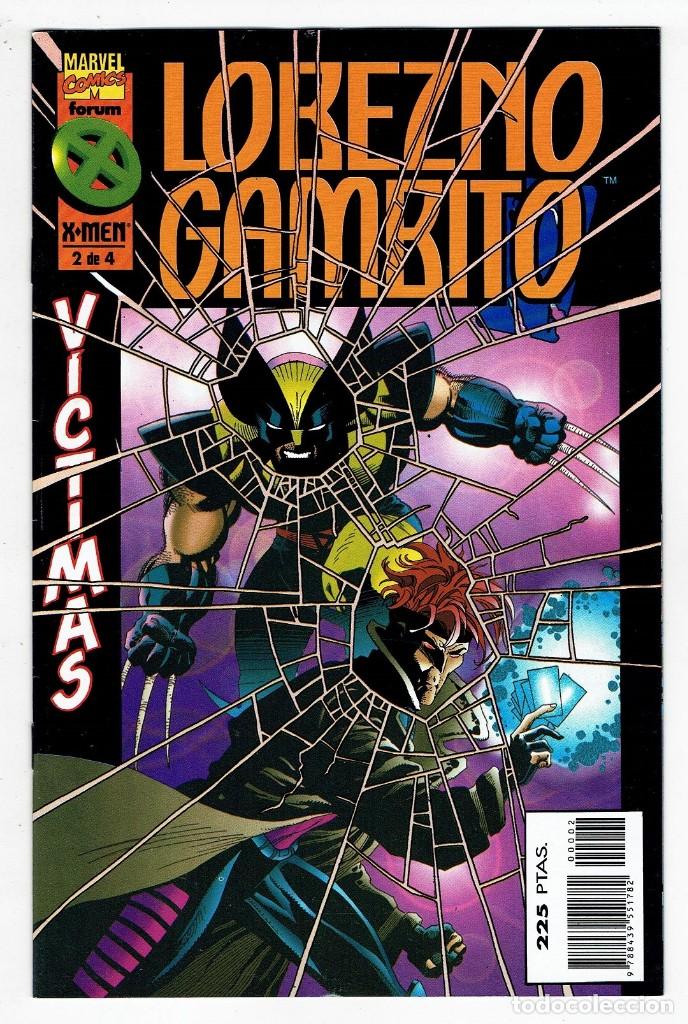 C&oacute;mics: LOBEZNO GAMBITO - V&Iacute;CTIMAS (DEL 1 AL 4 - COMPLETA) FORUM 1996 EXCELENTE ESTADO - Foto 3