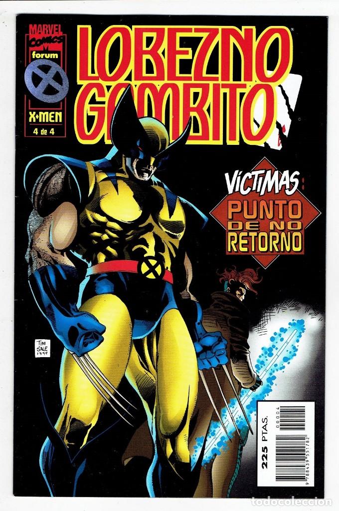 C&oacute;mics: LOBEZNO GAMBITO - V&Iacute;CTIMAS (DEL 1 AL 4 - COMPLETA) FORUM 1996 EXCELENTE ESTADO - Foto 4