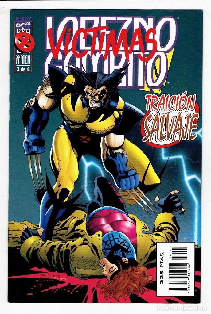 C&oacute;mics: LOBEZNO GAMBITO - V&Iacute;CTIMAS (DEL 1 AL 4 - COMPLETA) FORUM 1996 EXCELENTE ESTADO - Foto 5