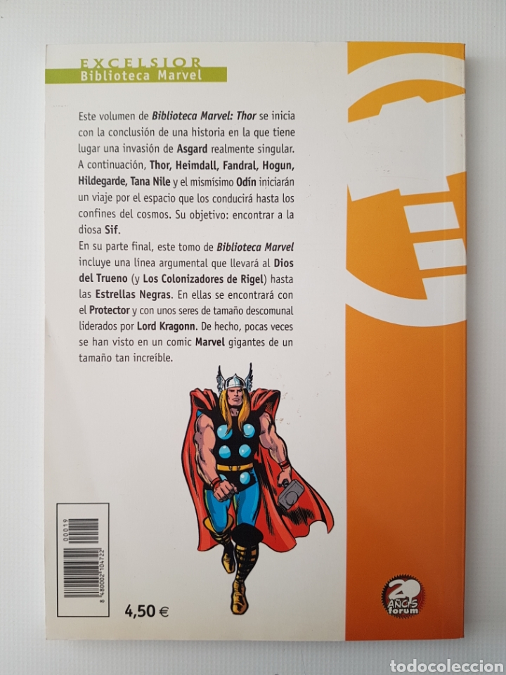 C&oacute;mics: BIBLIOTECA MARVEL EL PODEROSO THOR - N&ordm; 19 - TOMO MARVEL FORUM - Foto 2