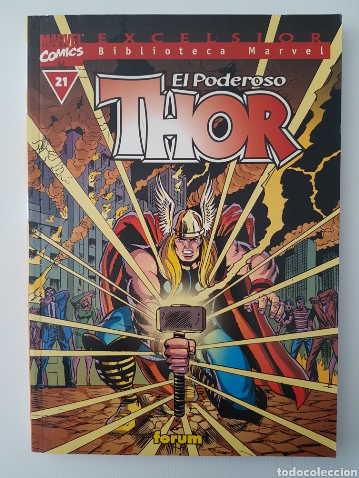 C&oacute;mics: BIBLIOTECA MARVEL EL PODEROSO THOR - N&ordm; 21 - TOMO MARVEL FORUM - Foto 1