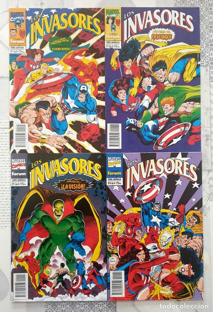 C&oacute;mics: LOS INVASORES. Serie Limitada de 4 comics. Forum 1994 - Foto 1