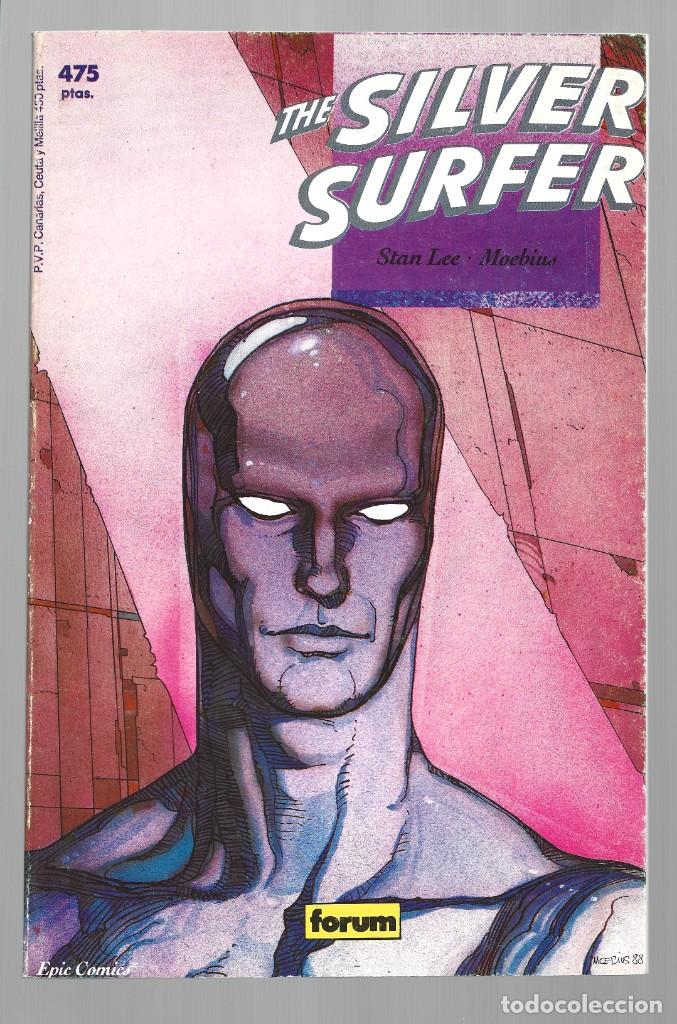 C&oacute;mics: The Silver Surfer, 1989, Forum, buen estado. Stan Lee, Moebius - Foto 1