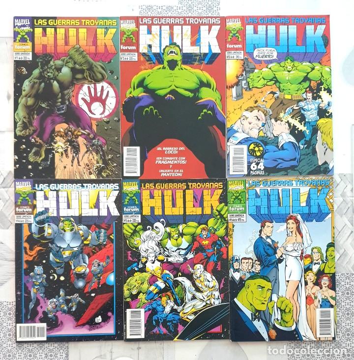 C&oacute;mics: HULK. LAS GUERRAS TROYANAS. SL completa de 6 comics. Comics Forum 1995 - Foto 1
