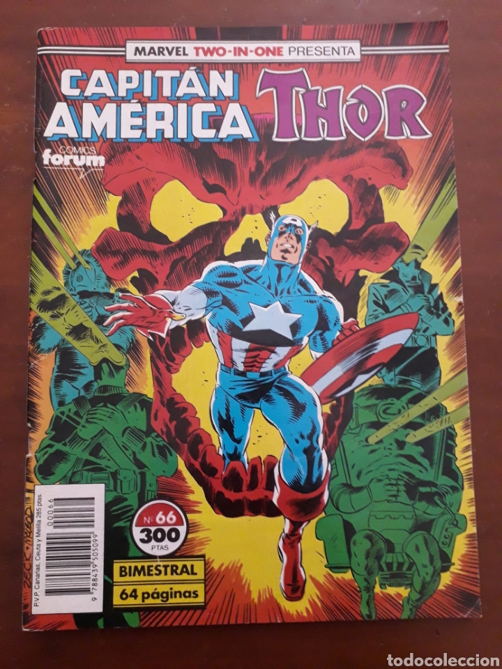 C&oacute;mics: Capit&aacute;n Am&eacute;rica Thor num 66 - Foto 1