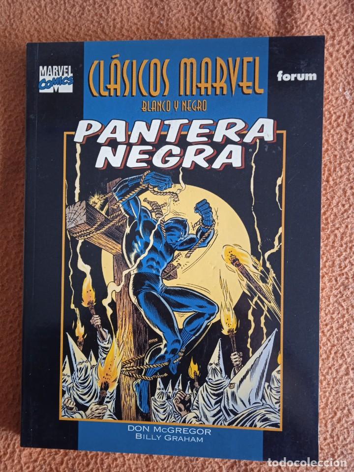 C&oacute;mics: Pantera Negra, 2 (Don McGregor, Billy Graham) / Cl&aacute;sicos Marvel Blanco y Negro - Foto 1