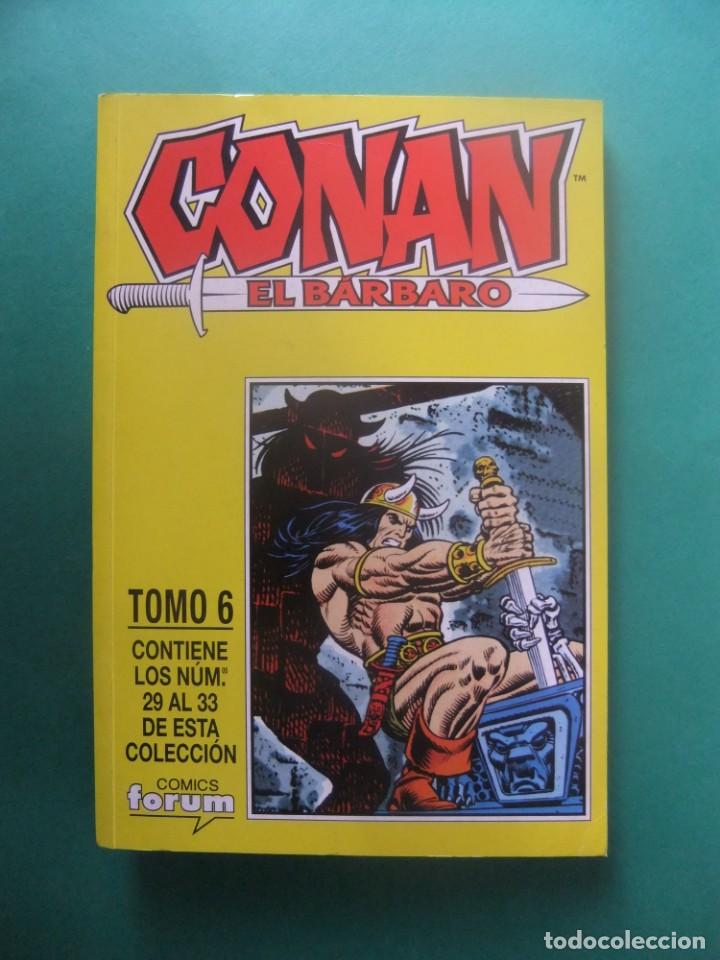 C&oacute;mics: CONAN EL BARBARO TOMO CON LOS NUMEROS DEL 29 AL 33 COMICS FORUM - Foto 1
