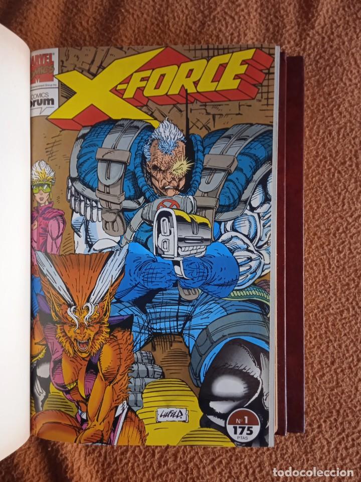 C&oacute;mics: X FORCE 1 AL 24 EN DOS TOMOS ENCUADERNACION DE LUJO FORUM - Foto 5