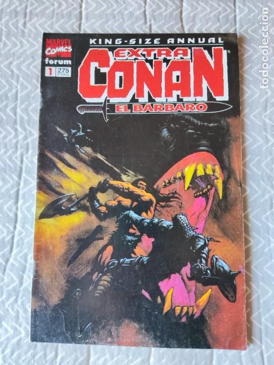 C&oacute;mics: CONAN EL B&Aacute;RBARO EXTRA N&ordm; 1 KING SIZE ANNUAL FORUM - Foto 1