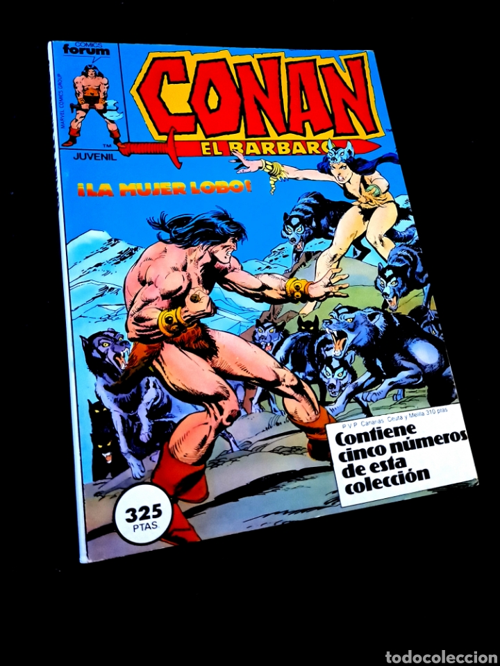 C&oacute;mics: DE KIOSCO CONAN 91 AL 95 RETAPADO C&Oacute;MICS MARVEL FORUM - Foto 1