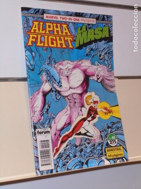 C&oacute;mics: ALPHA FLIGHT VOL. 1 N&ordm; 48 MARVEL TWO IN ONE ALPHA FLIGHT Y LA MASA - FORUM - Foto 1