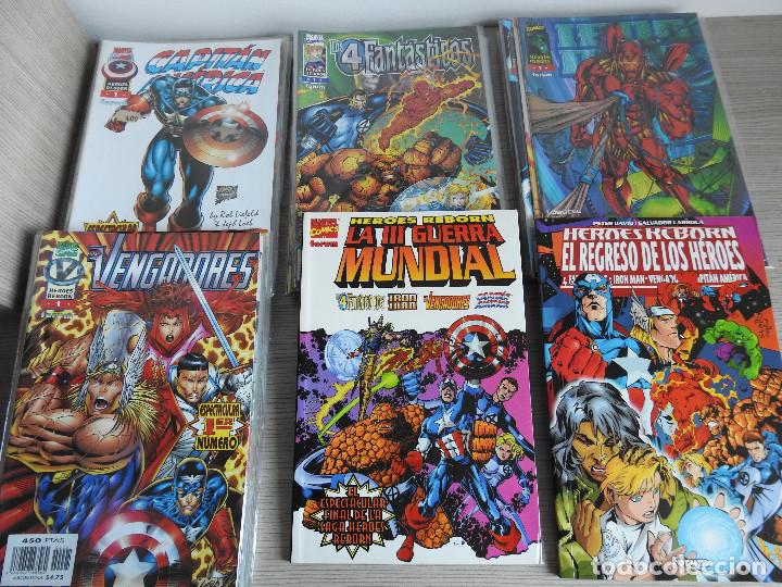 C&oacute;mics: Heroes Reborn completa 48 c&oacute;mics + 2 vol&uacute;menes (Comics Forum). - Foto 1