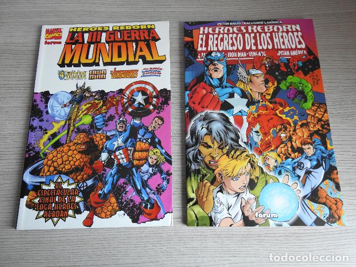 C&oacute;mics: Heroes Reborn completa 48 c&oacute;mics + 2 vol&uacute;menes (Comics Forum). - Foto 6