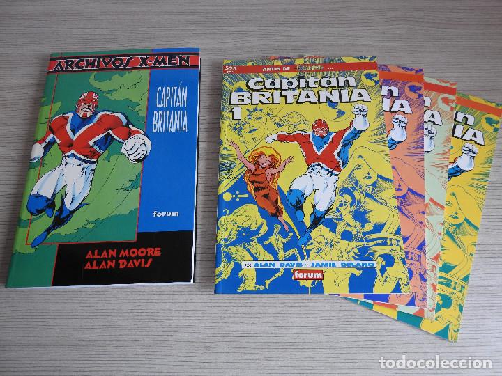 C&oacute;mics: Capit&aacute;n Britania (C&oacute;mics Forum), de Alan Davis, completa 4 prestigios y tomo - Foto 1