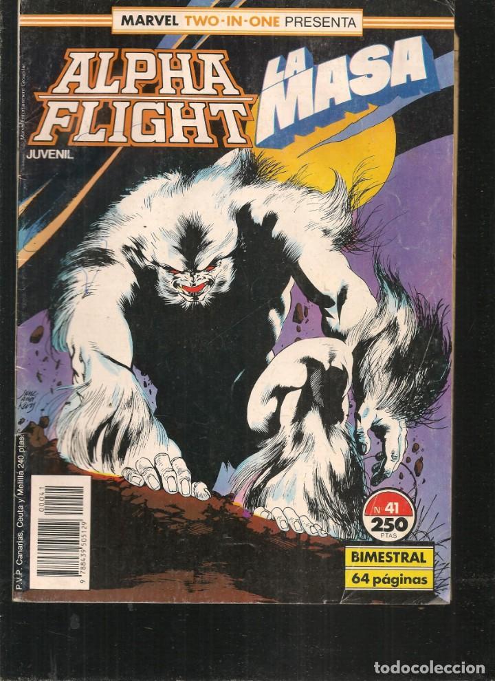 C&oacute;mics: ALPHA FLIGHT / LA MASA. MARVEL TWO IN ONE. N&ordm; 41. CON POSTER. FORUM. (B30.1) - Foto 1