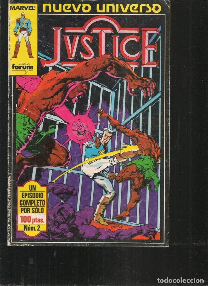 C&oacute;mics: NUEVO UNIVERSO. JUSTICE. N&ordm; 2. FORUM. (B30.1) - Foto 1