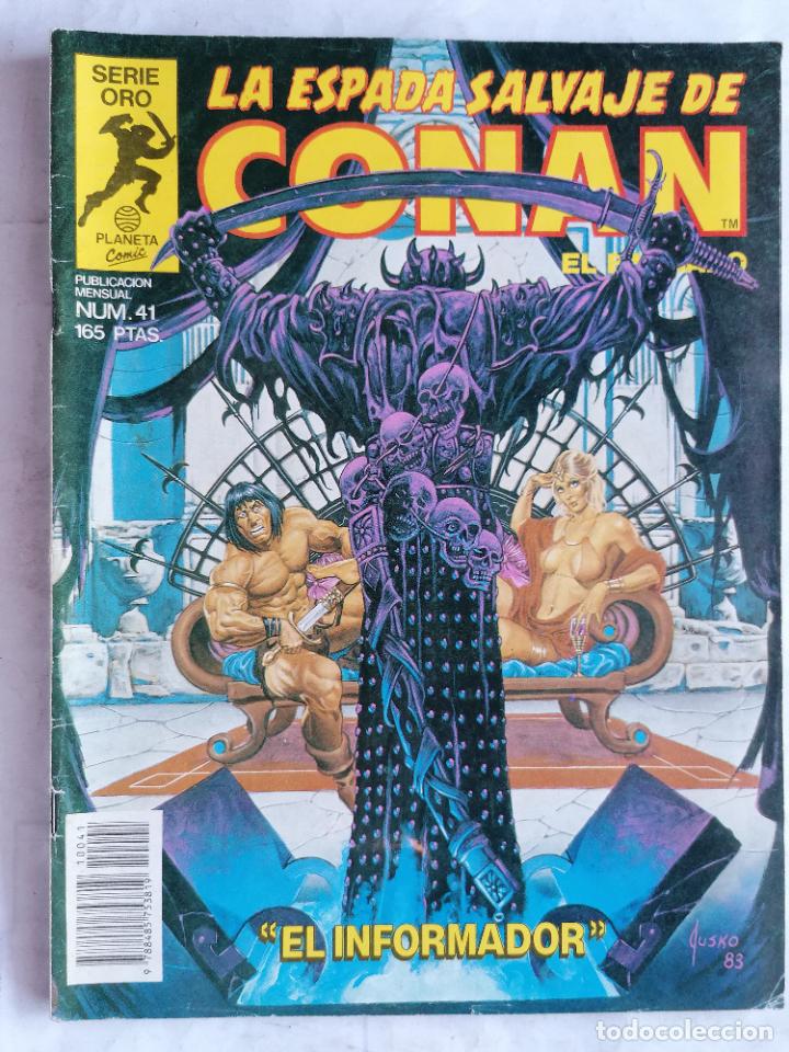 C&oacute;mics: LA ESPADA SALVAJE DE CONAN EL BARBARO, N&ordm; 41 - Foto 1