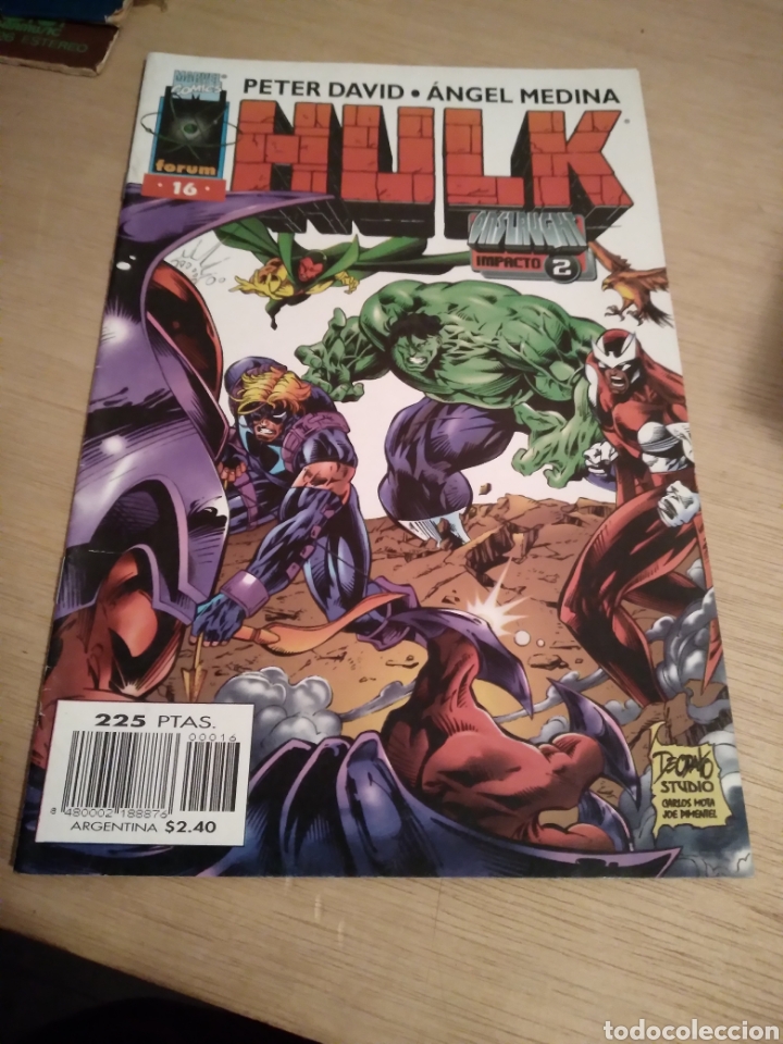 C&oacute;mics: HULK &rdquo;PETER DAVID&bull;ANGEL MEDINA&rdquo; ONSLAUGHT IMPACTO 2 - MARVEL COMICS FORUM - Foto 1